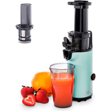 Dash Extractor Compacto De Prensa Eléctrico Color Aqua Ideal para jugo de naranja, limón, toronja, hojas verdes, nueces y más | Compacto y Silencioso | Fácil de usar