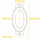Cacerola ovalada de hierro fundido 266 ml Lodge