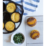 Molde para 7 mini panques hierro fundido Lodge