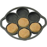 Molde para 7 mini panques hierro fundido Lodge