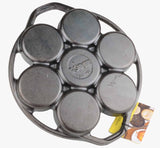 Molde para 7 mini panques hierro fundido Lodge