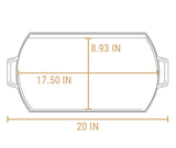 Plancha reversible Blacklock hierro fundido 51cm Lodge