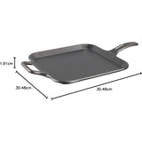 Plancha cuadrada Hierro Fundido 30cm Lodge