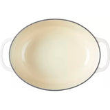 Olla De Hierro Fundido 6.6L Oval Con Esmalte De Porcelana Blanco Lodge