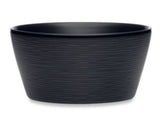 Plato dulce swirl negro 14 cm porcelana Noritake