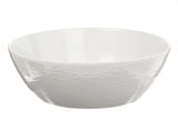 Ensaladera Swirl blanco 26 cm porcelana Noritake