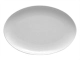 Platon oval Swirl blanco 41 cm porcelana Noritake