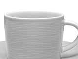 Terno café Gog Swirl gris 260 ml porcelana Noritake