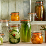 Frasco de vidrio clip con tapa 2 L Kilner