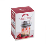 Frasco de vidrio con tapa y cuchara 350 ml Kilner