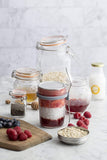 Frasco de vidrio con tapa y cuchara 350 ml Kilner