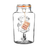 Dispensador de vidrio para bebidas 5 L Kilner