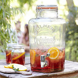 Dispensador de bebidas con tapa clip 8 L Kilner desc