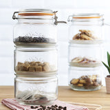 Juego de frascos para almacenar apilables Kilner