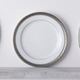 Vajilla individual 5 piezas Crestwood platinum porcelana Noritake
