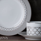 Vajilla 5 piezas Eternal Palace platinum Noritake