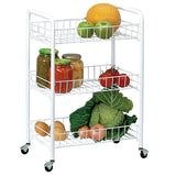 Carrito de cocina multiusos 3 estantes 41 x 26 x 60 cm Rayen