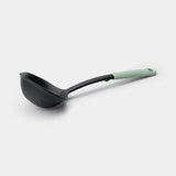 Cucharón para sopa nylon negro/menta Brabantia