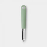 Pelador de verduras acero inoxidable menta Brabantia desc