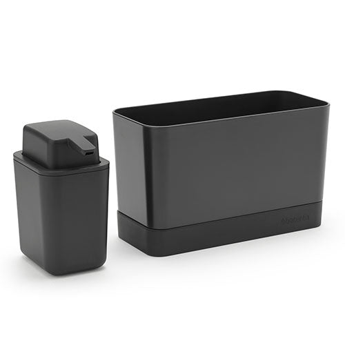 Organizador con dispensador plástico gris Brabantia