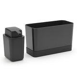 Organizador con dispensador plástico gris Brabantia