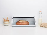 Panera Con Tapa Deslizable Acero Blanco Brabantia