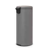 Bote de basura con pedal Newi acero inoxidable gris 30 L Brabantia