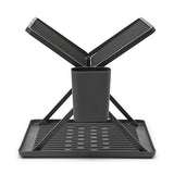 Escurridor de platos plegable gris Brabantia