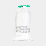 Paquete de 20 bolsas de plástico para basura 23 / 30 L Brabantia