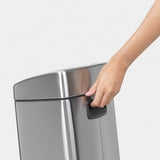 Bote para basura touch bin 10 L rectangular Brabantia