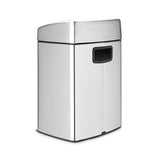 Bote para basura touch bin 10 L rectangular Brabantia