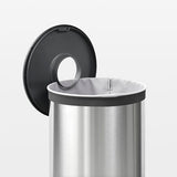 Bote ropa 60 L tapa de plástico gris Brabantia
