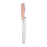 Cuchillo para pan con mango rosa Brabantia