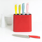 Cuchillo para pan con mango rosa Brabantia