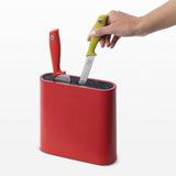 Bloque para cuchillos rojo Brabantia