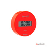 Temporizador digital rojo 7.5 x 2.5 cm Brabantia