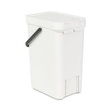 Cubo reciclaje con asa blanco 12 L Brabantia