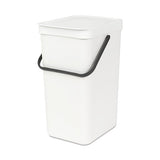 Cubo reciclaje con asa blanco 16 L Brabantia