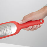 Rallador de queso fino rojo acero inoxidable Brabantia