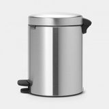 Bote de basura con pedal Newi acero-mate / plástico 5L Brabantia