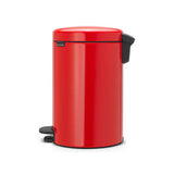 Bote de basura cubo Newicon plástico rojo 12 L Brabantia