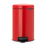 Bote de basura cubo Newicon plástico rojo 12 L Brabantia