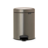 Bote de basura con pedal Newicon acero/plástico 5 L Brabantia