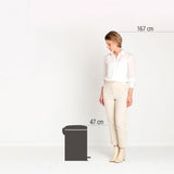 Bote de basura con pedal Newi blanco 20 L Brabantia