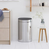 Bote de basura touch bin cromado 40 L Brabantia