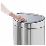 Bote de basura touch bin cromado 40 L Brabantia