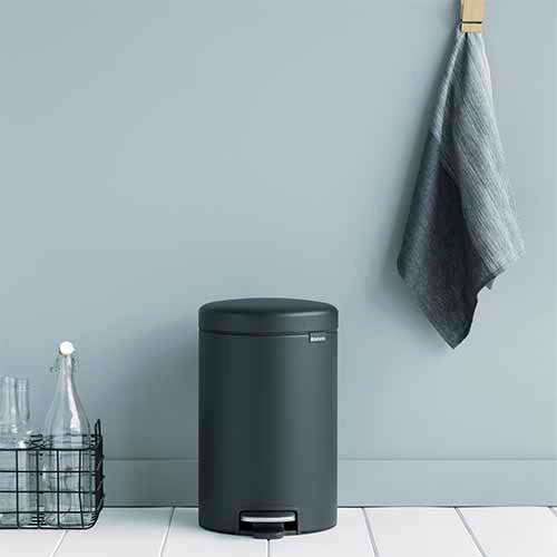 Bote basura newicon 12 L mineral gris Brabantia