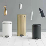 Bote basura newicon 12 L mineral gris Brabantia