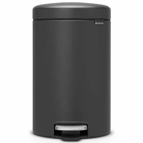 Bote basura newicon 12 L mineral gris Brabantia