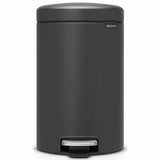 Bote basura newicon 12 L mineral gris Brabantia